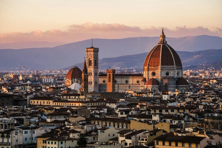 Cathedral Baptistery and Giotto Bell Tower